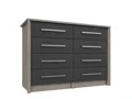 4 DRAWER DOUBLE CHEST
