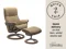 MAYFAIR SIGNATURE CHAIR WITH FOOTSTOOL - SAND