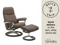 LARGE CONSOL SIGNATURE CHAIR WITH FOOTSTOOL - MOLE