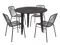 DINING TABLE AND 4 ZIGGY DINING CHAIRS