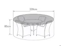OUTDOOR COVER FOR 4 SEAT ROUND DINING SET