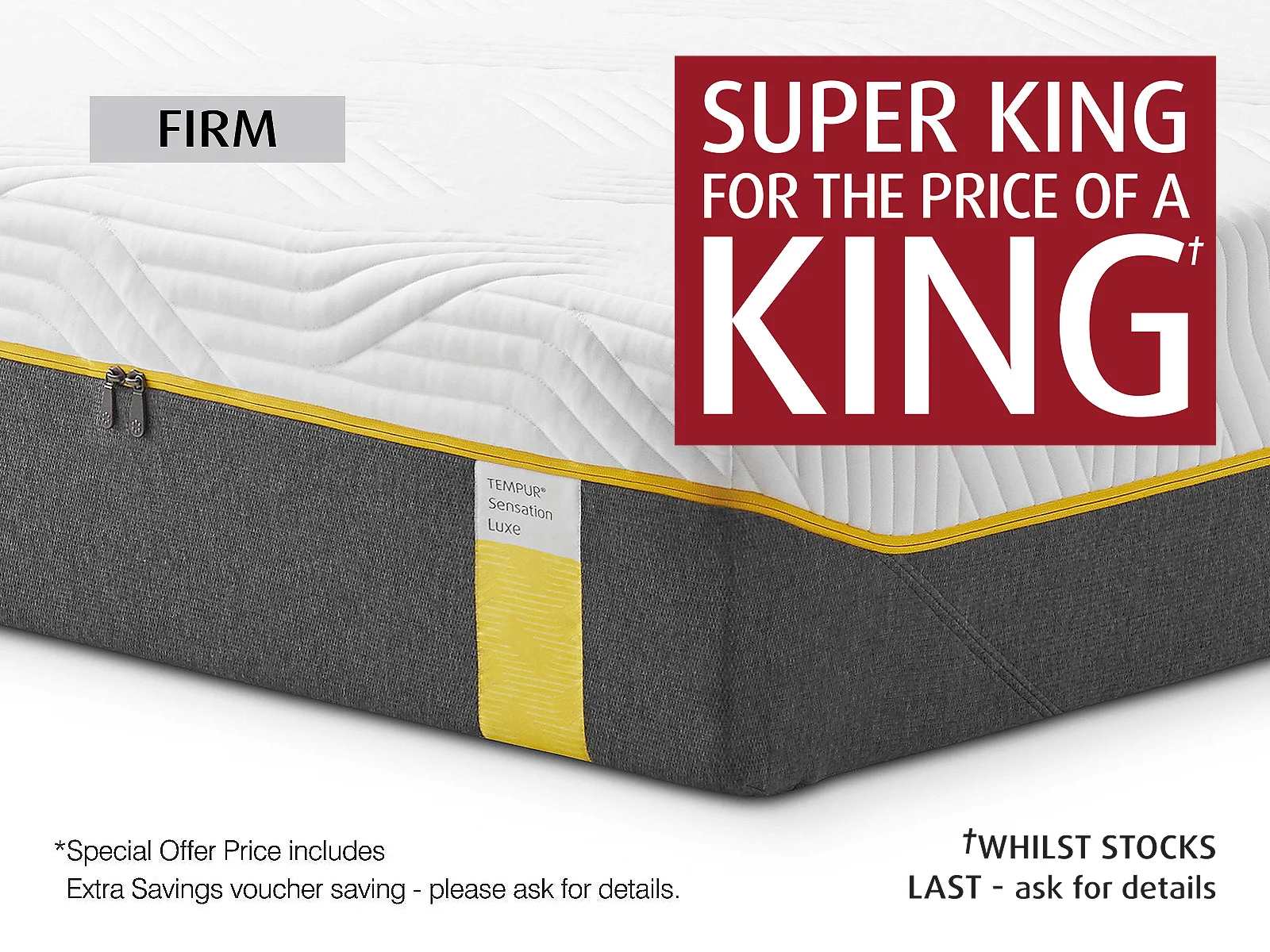 Extra firm online super king mattress