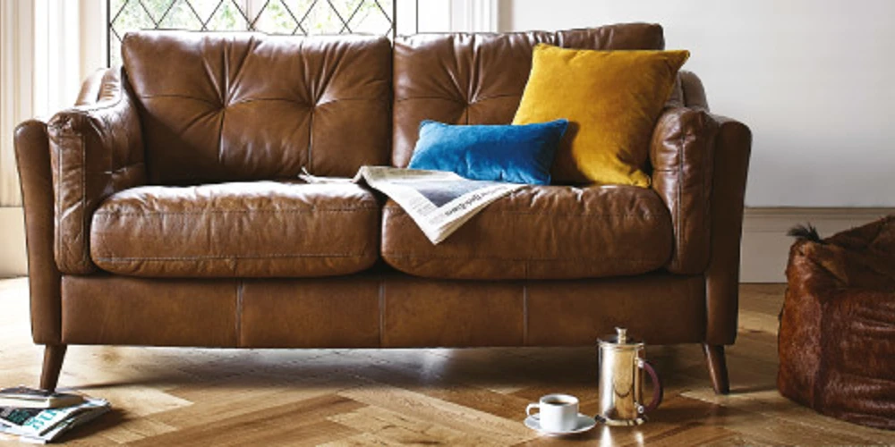 Wide LEATHER Sofas